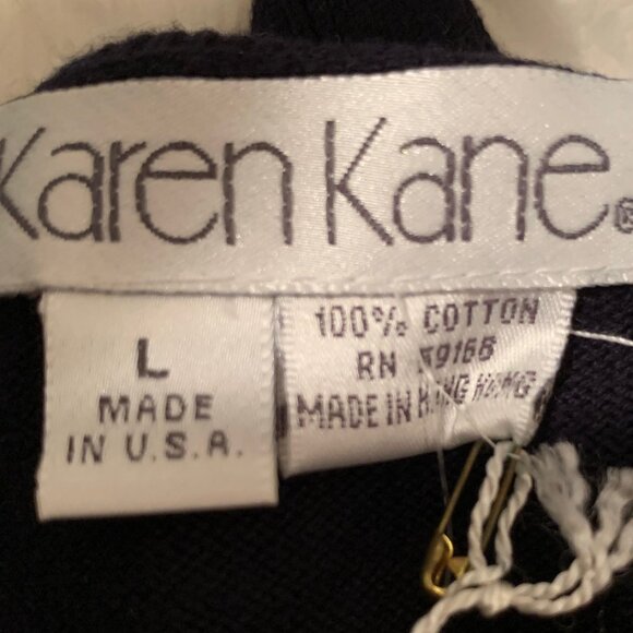 *HP* Karen Kane navy blue beaded sweater - Picture 11 of 12